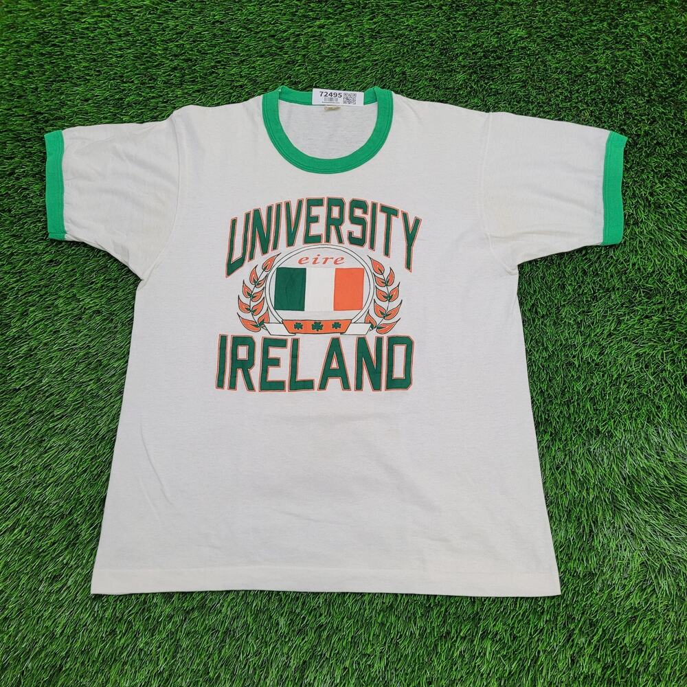 Vintage 80s Screen-Stars Shirt M/L 20x26 USA